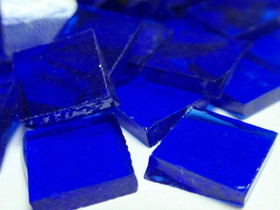 Tiffany Glass Mosaic, Ultramarin, Translucent, 200g