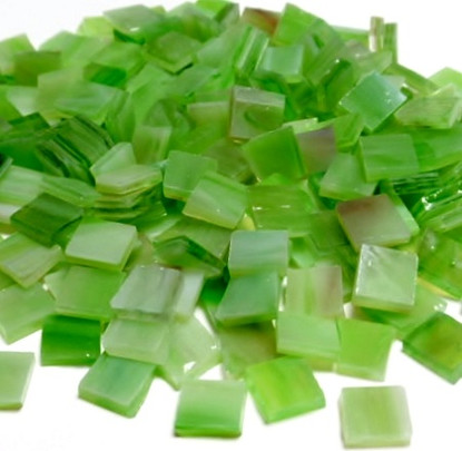 Tiffany glasmosaik, Jade, 200 g