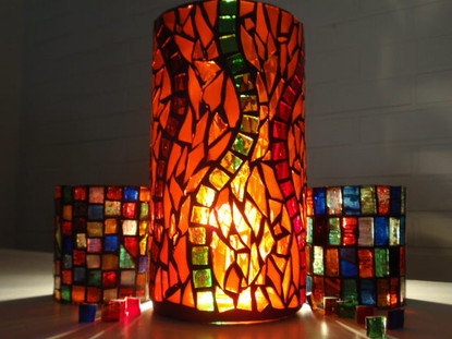 Tiffany Glass Mosaic, Zitrone, Translucent, 200g