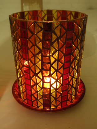 Tiffany Glass Mosaic, Maron, Translucent, 200g
