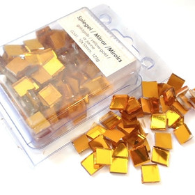 Mirror Mosaic, Gold, 1x1cm, 125g