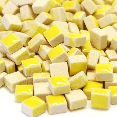 Micro Mosaic, 5x5x3mm, Yellow, 20g