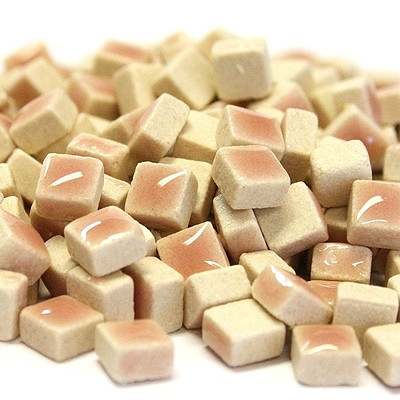 Micro Mosaic, 5x5x3mm, Rosa, 20g