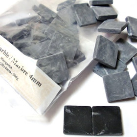 Marmor, 20 mm, Nero Marquina, 100 g