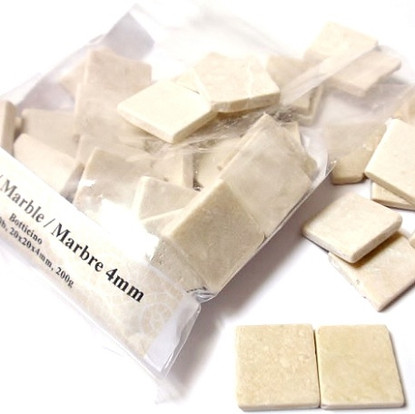 Marmor, 20 mm, Botticino, 100g