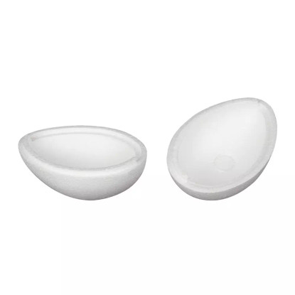 Styrofoam-egg, 2 parts, height 20 cm