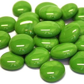 Glasklimpar, Green Marble, 100g