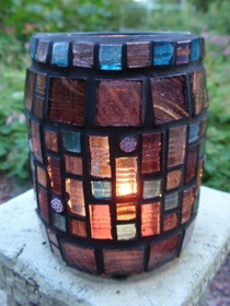 Plum, 25 tiles, translucent