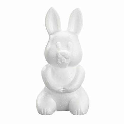 Frigolitfigur, kanin, stor