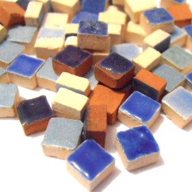 Liliput, Blå Mix, 5x5mm, 10g