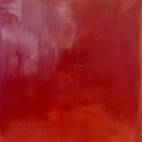 Tiffany Glass 15x20cm, Coral Red