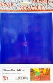 Tiffanylasi 15x20 cm, Cobalt
