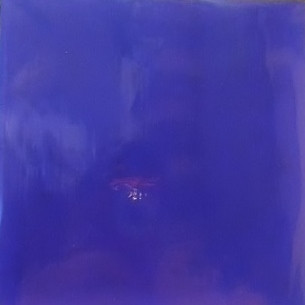 Tiffanyglas 15x20cm, Ultramarin, transparent