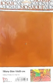Tiffanylasi 15x20 cm, Maron, läpikuultava
