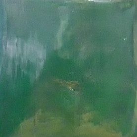 Tiffanyglas 15x20cm, Smaragd, transparent