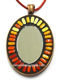 Riipuspohja, 40x30 mm, ovaali, väri pronssi