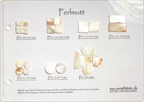 Sample board, Mosaikstein, Mother of pearl