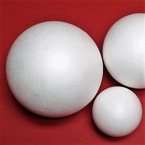 Styroxpallo, 10 cm