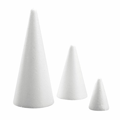 Styrofoam-cone, 6,5 cm