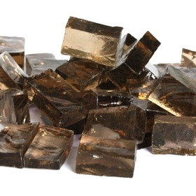 Smalti, Grey-Brown, transparent, 50g