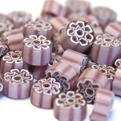Millefiori, Violetta blommor, 50g
