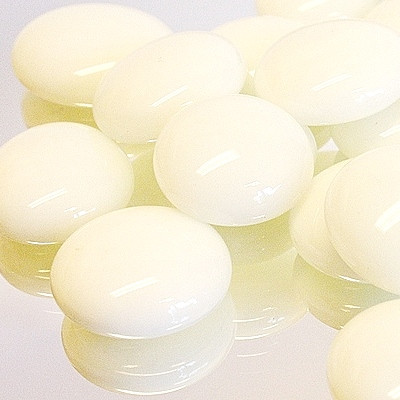 Glasklimpar, White Marble, 500g