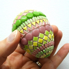 Styrofoam-egg, height 6 cm, 5 pcs