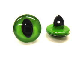 Kissan silmät, 2 kpl, 14 mm, muovia