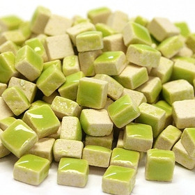 Mikromosaik, 5x5x3mm, Kiwi, 50g