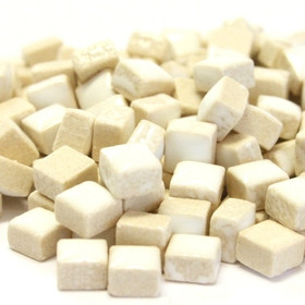 Mikromosaik, 5x5x3mm, White, 50g