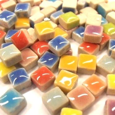 Micro Mosaic, 5x5x3mm, Candy Mix, 50g