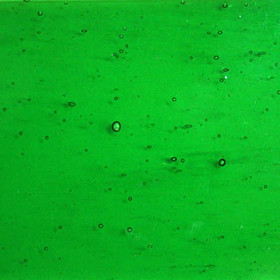 Konstglas 5x15 cm, Clear Acid Green, transparent