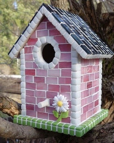 Birdhouse, 17 cm, two parts