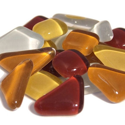 Soft Glass, Brown Mix S49, 1 kg