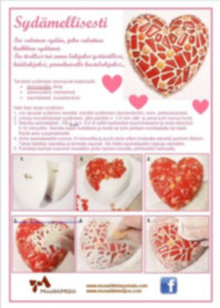 Mosaikhjärta, instruktion