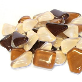 Soft Glass, Brown Mix, 500 g