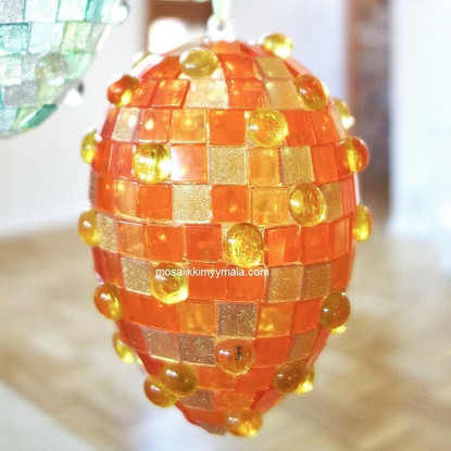 Akryylimosaiikki, Glitter Gold, 205 kpl / 50g