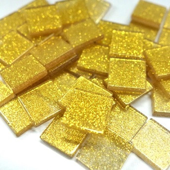 Akryylimosaiikki, Glitter Gold, 205 kpl / 50g