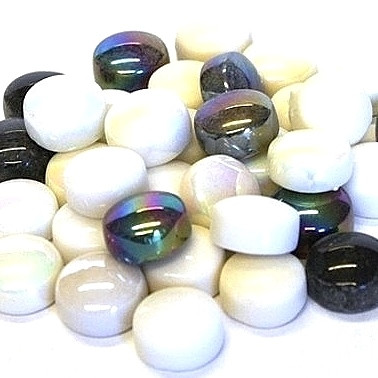 Minipärlor, Ebony and Ivory, 200g