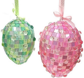 Akryylimosaiikki, Glitter, Pink, 205 kpl / 50g