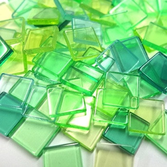 Akryl Mosaik, Lime, 50g