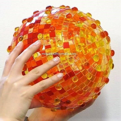 Acryl Mosaic, Yellow, 205 pc / 50g