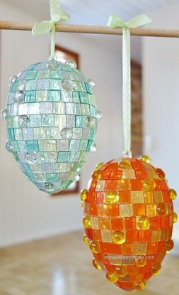 Acryl Mosaic, Yellow, 205 pc / 50g