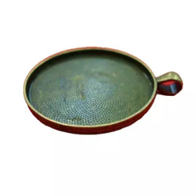 Ramberlock, rund, 42 mm, färg brons