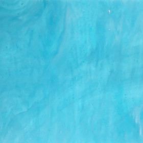 Konstglas 5x15 cm, Clear Aqua, transparent