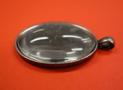 Riipuspohja + kapussi, ovaali, väri antiikkihopea