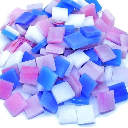 Tiffany lasimosaiikki, Pastell Mix, 200 g