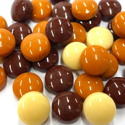 Minipärlor, Brown Mix, 200g