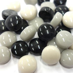 Mini Gems, Black Mix, 50g