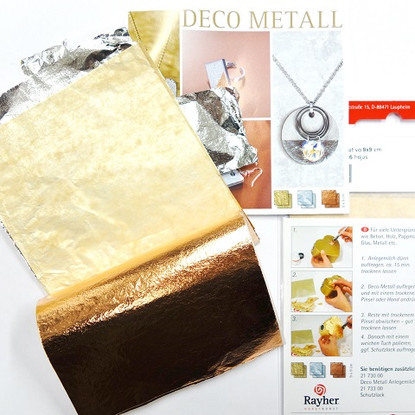 Deco-metal set, 6 ark